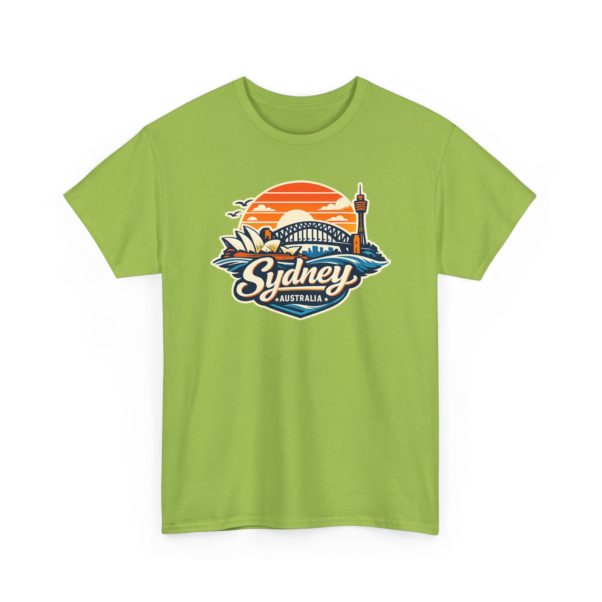 Sydney Australia Sunset Tee — Vintage Coastal Travel T‑Shirt