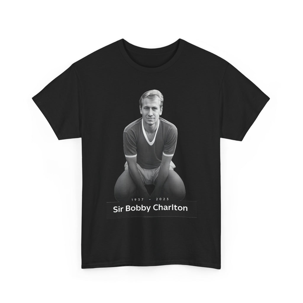 Sir Bobby Charlton Football Legend Cotton T‑Shirt