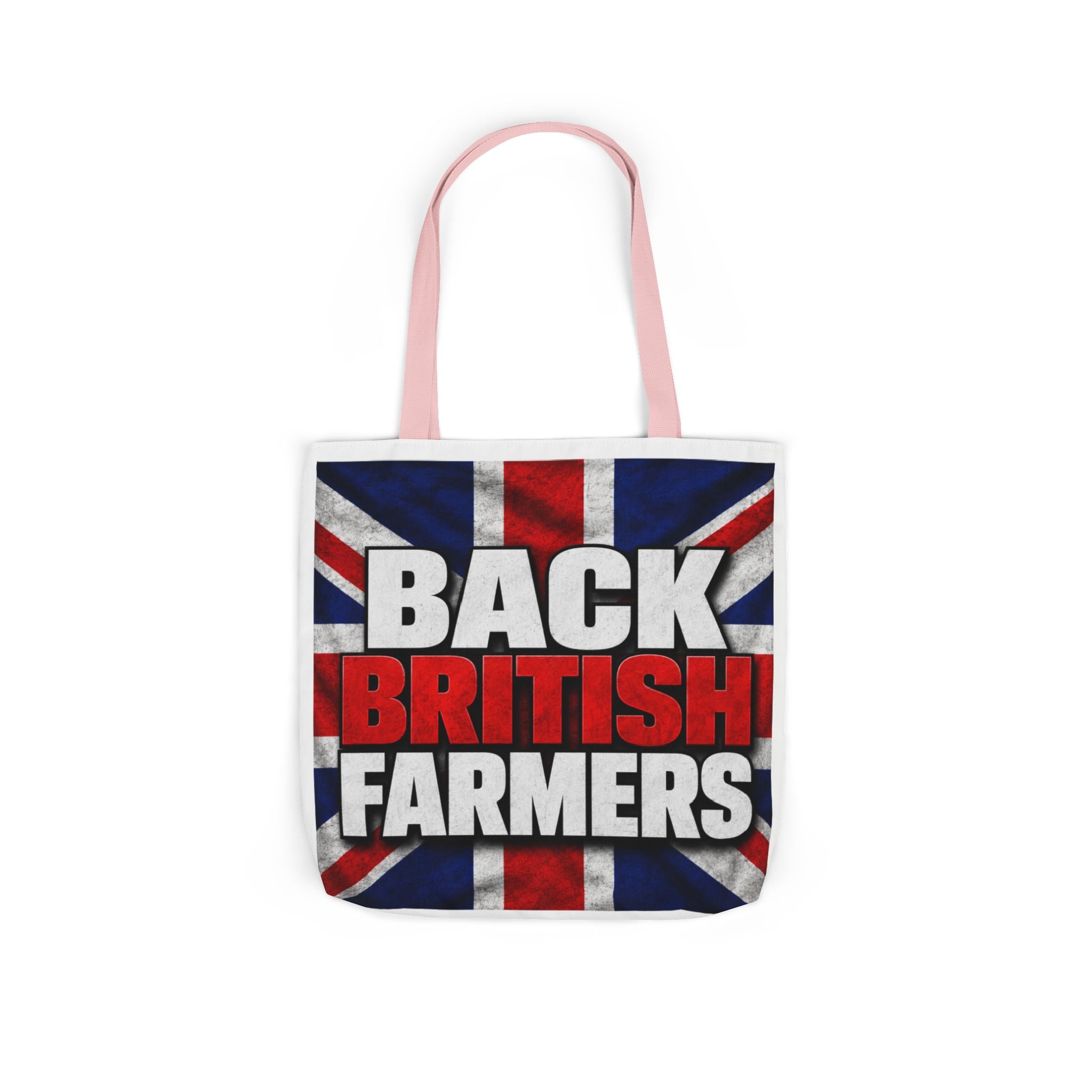 Back British Farmers Canvas Tote Bag — Union Jack Farming Support Tote