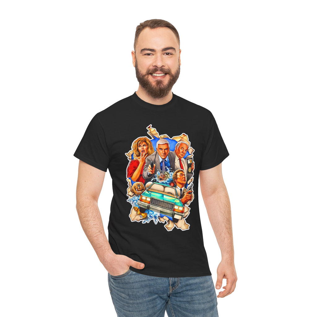 The Naked Gun / Police Squad Crime Comedy Movie Poster Cotton T-Shirt