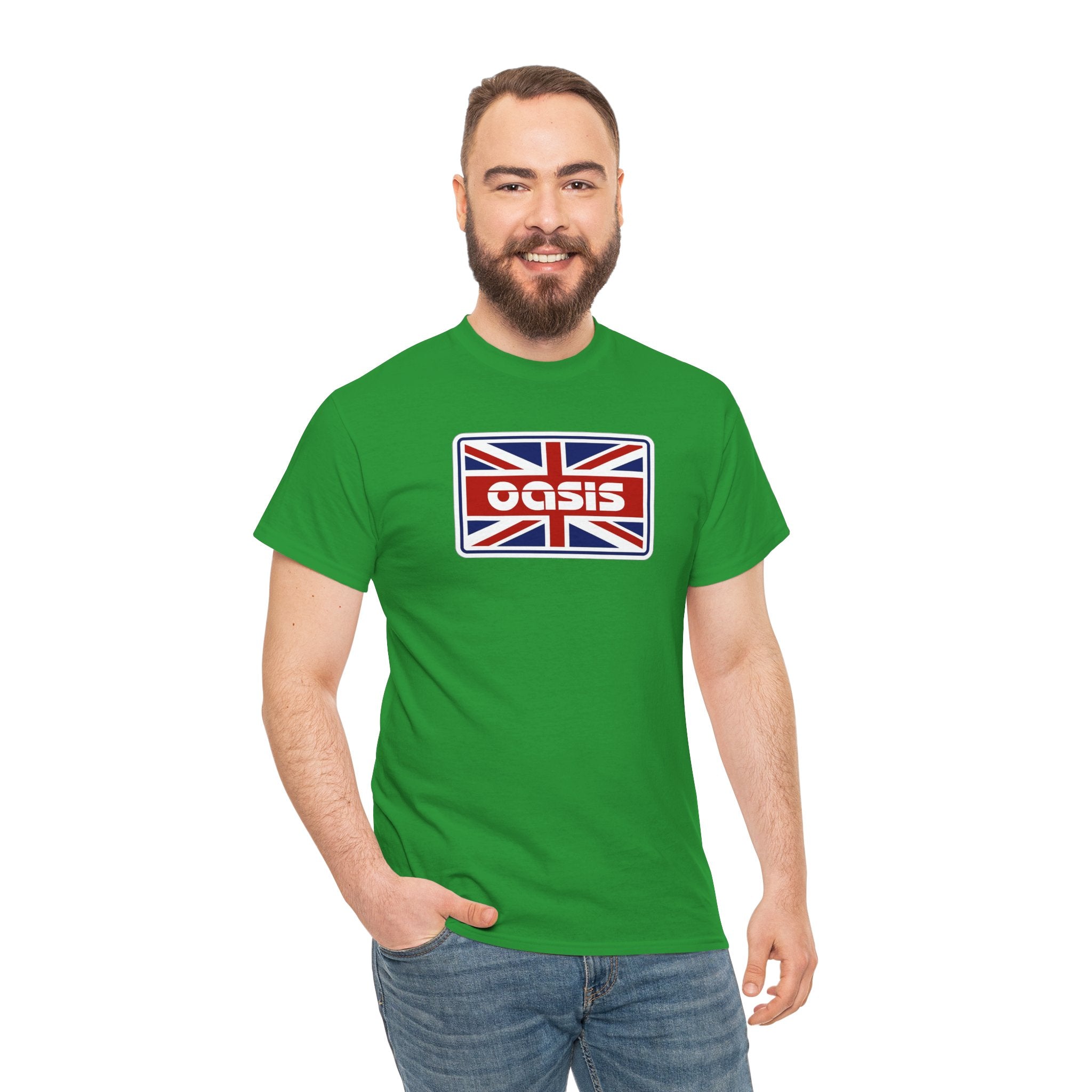 Oasis Union Jack Graphic Tee Cotton T-Shirt