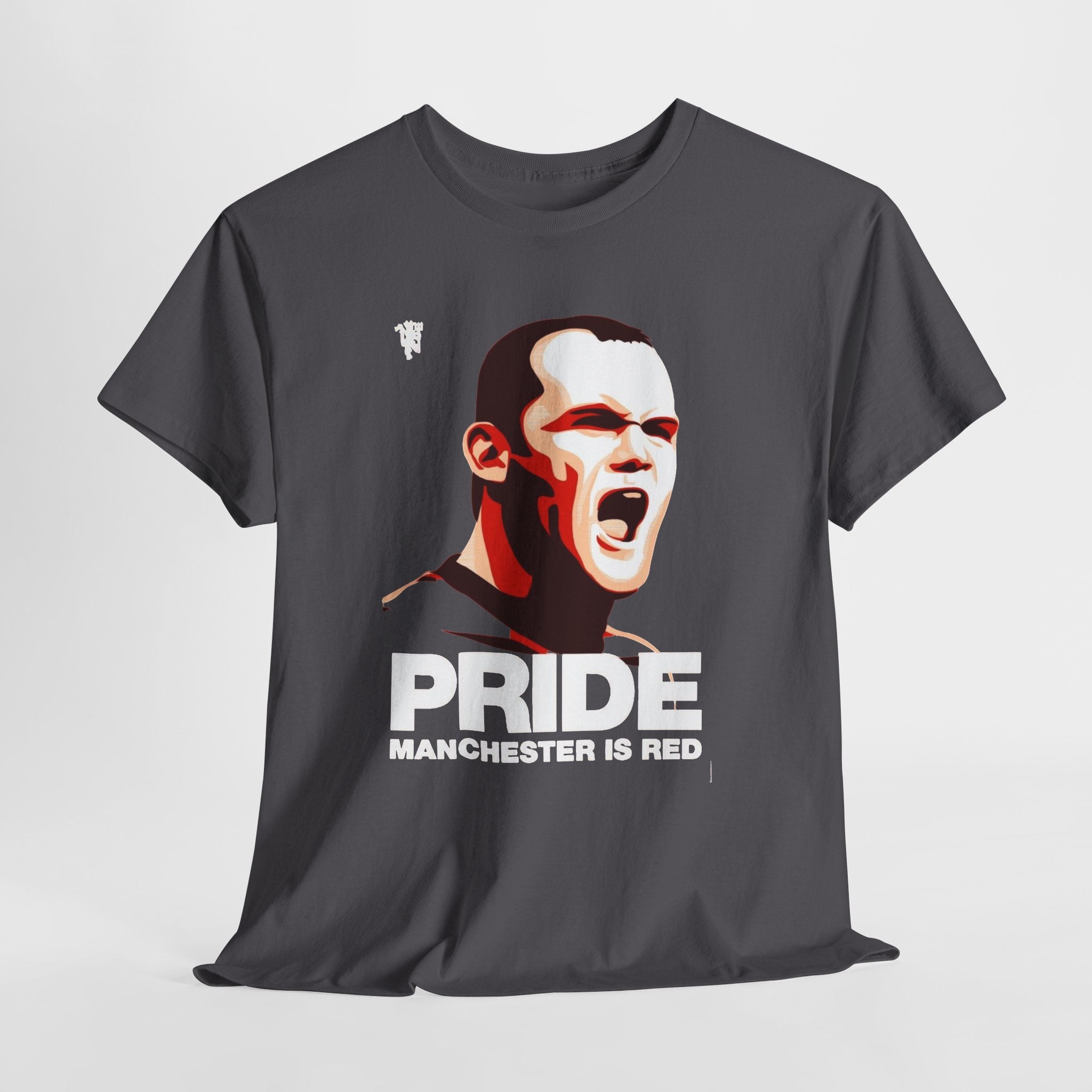 Manchester Pride Tee — “Pride Manchester Is Red” Football Fan Shirt