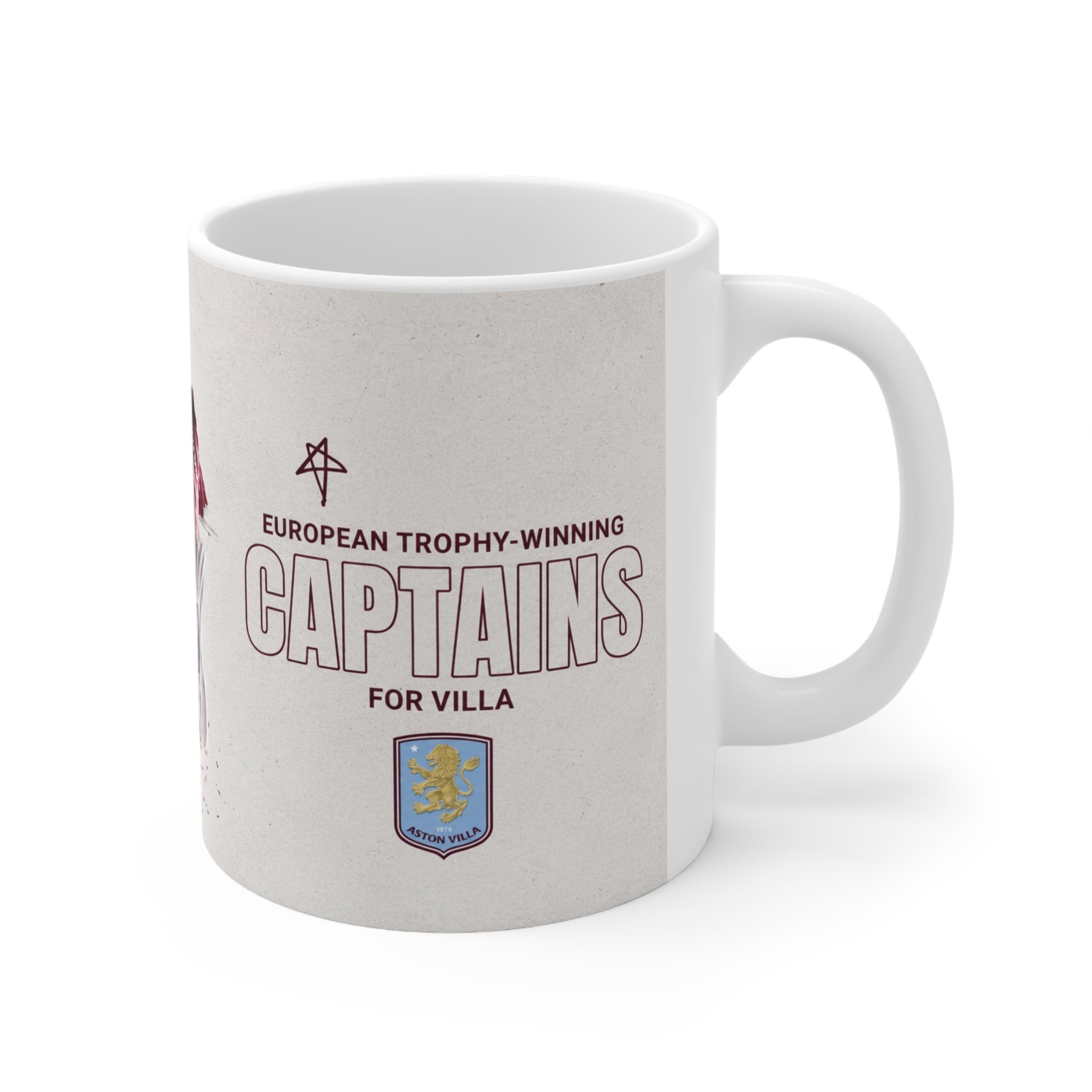 Aston Villa Captains Ceramic Coffee Mug — 11oz & 15oz