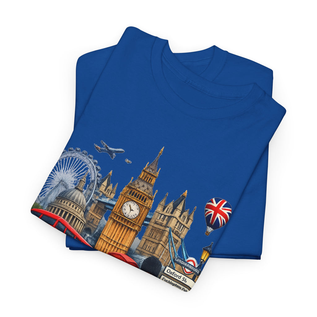 London Landmarks T‑Shirt — British Icons Collage Tee