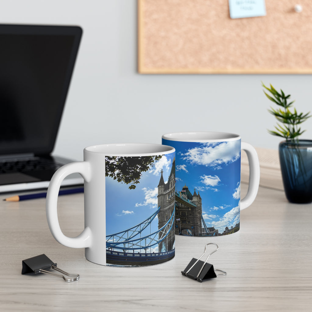 London Tower Bridge Ceramic Mug — Scenic UK Travel Coffee Cup (11oz, 15oz)