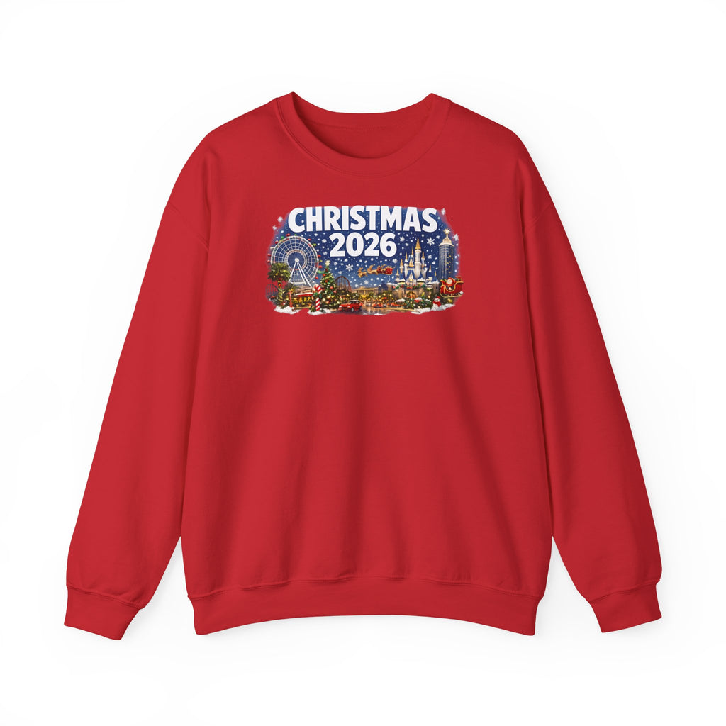 Christmas 2026 Holiday Sweatshirt – Festive Winter Cityscape Crewneck