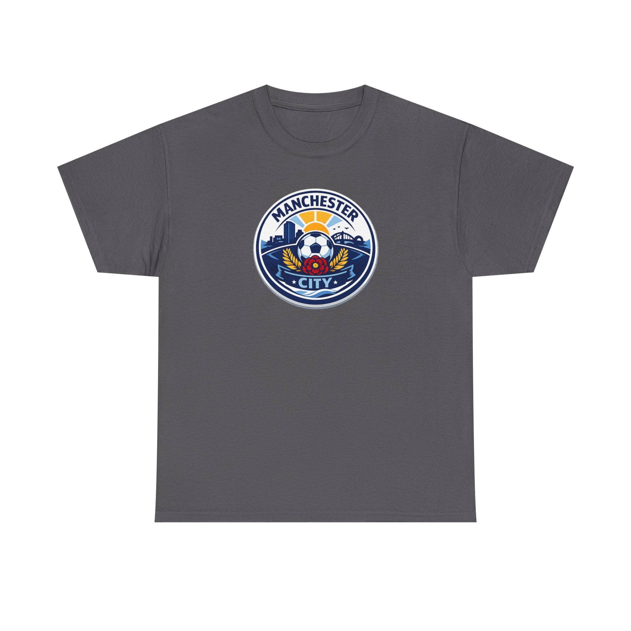 Manchester City Crest T-Shirt — Soccer Fan Tee