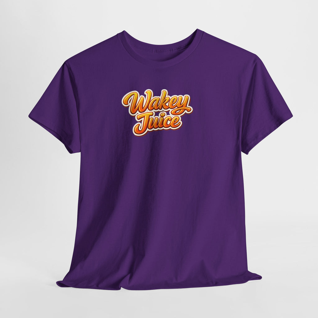 Wakey Juice T‑Shirt — Retro Orange Script Graphic Tee