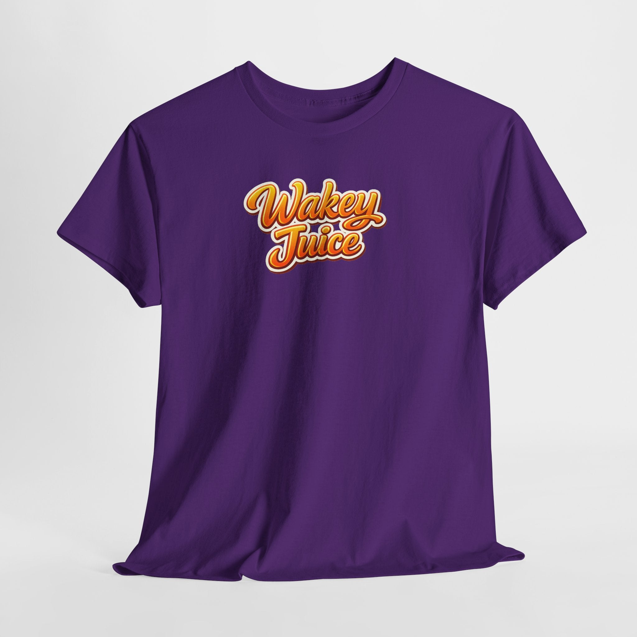 Wakey Juice T‑Shirt — Retro Orange Script Graphic Tee