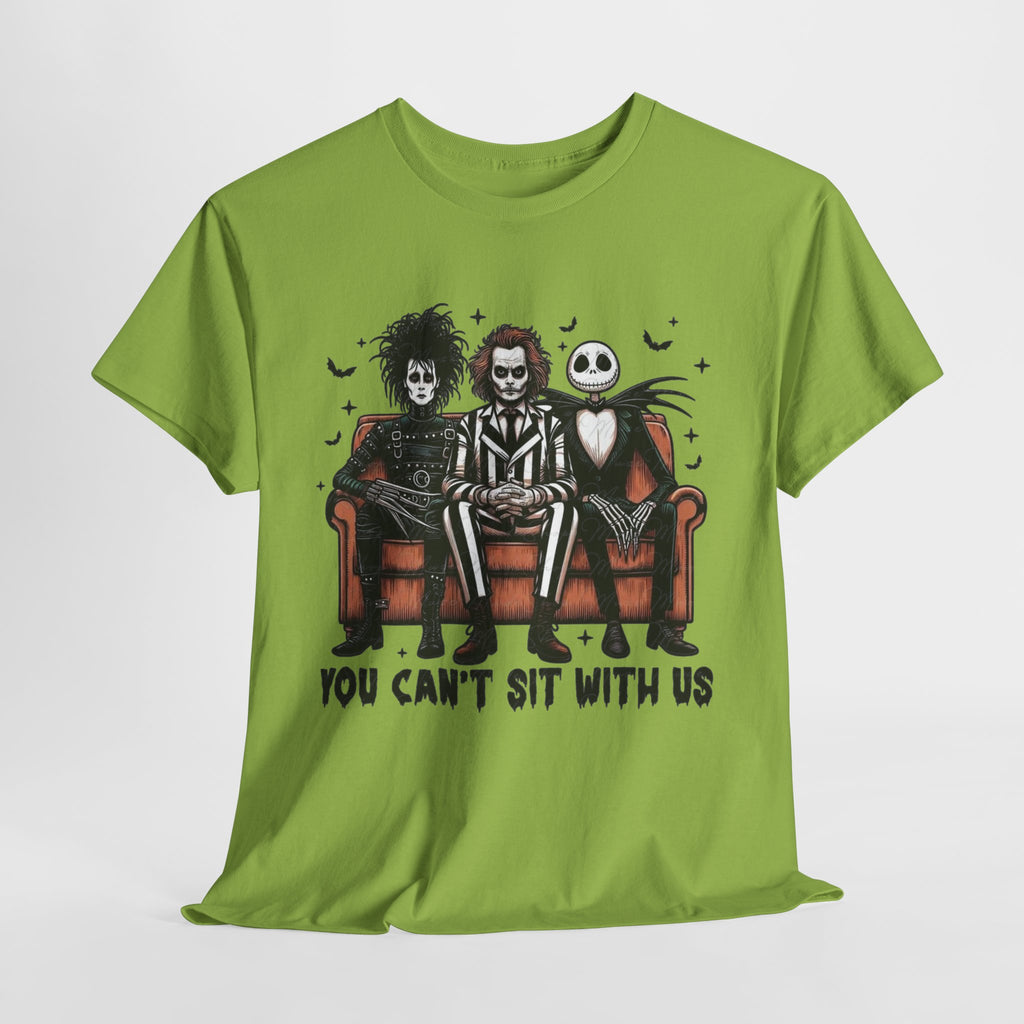 Johnny Depp Graphic Tee — 'You Can't Sit With Us' Halloween Horror Trio T-Shirt