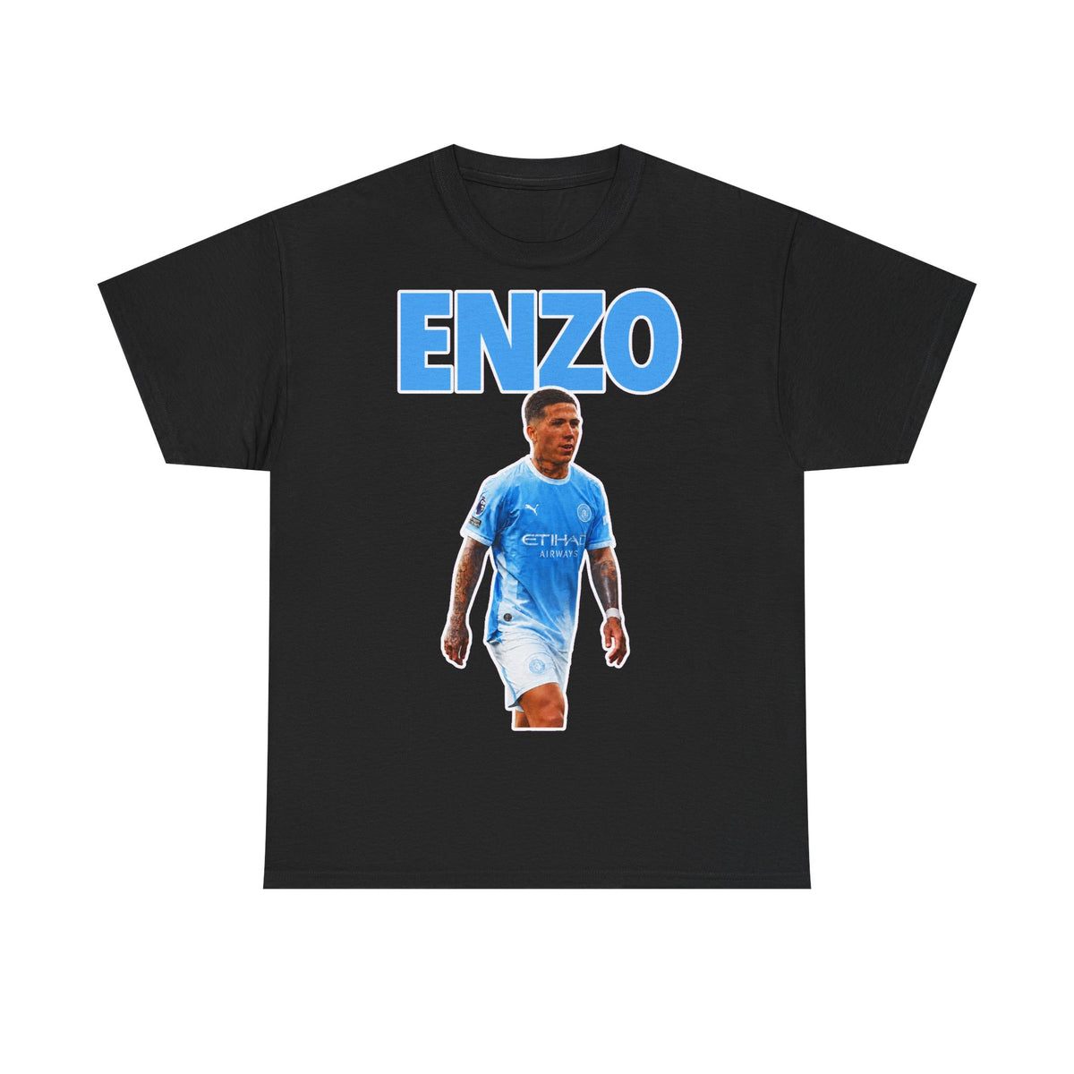 Enzo Fernandez Manchester City Inspired Cotton T-Shirt