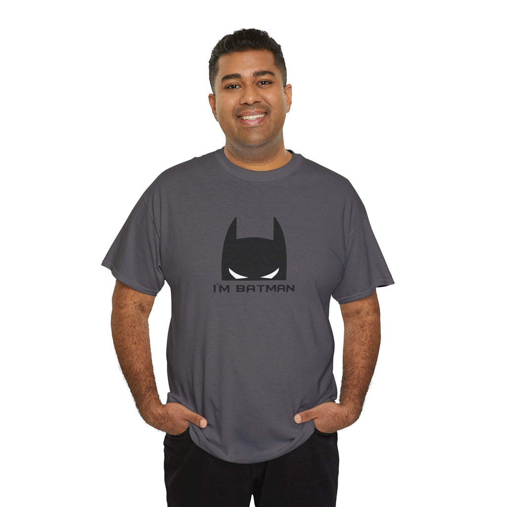 I'm Batman Graphic Tee — Funny Superhero Mask T-Shirt