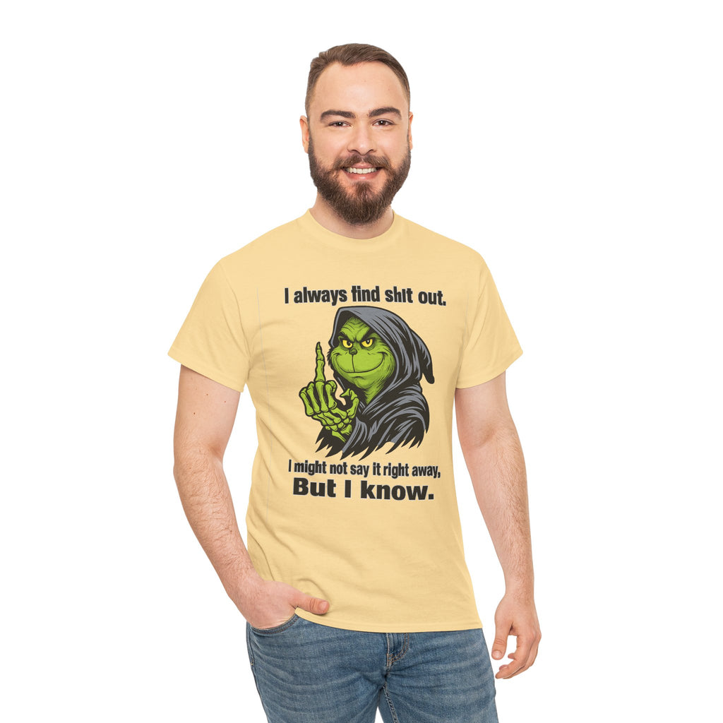 Reaper Witch Graphic Tee — "I Always Find Shit Out. I Might Not Say It Right Away, But I Know."