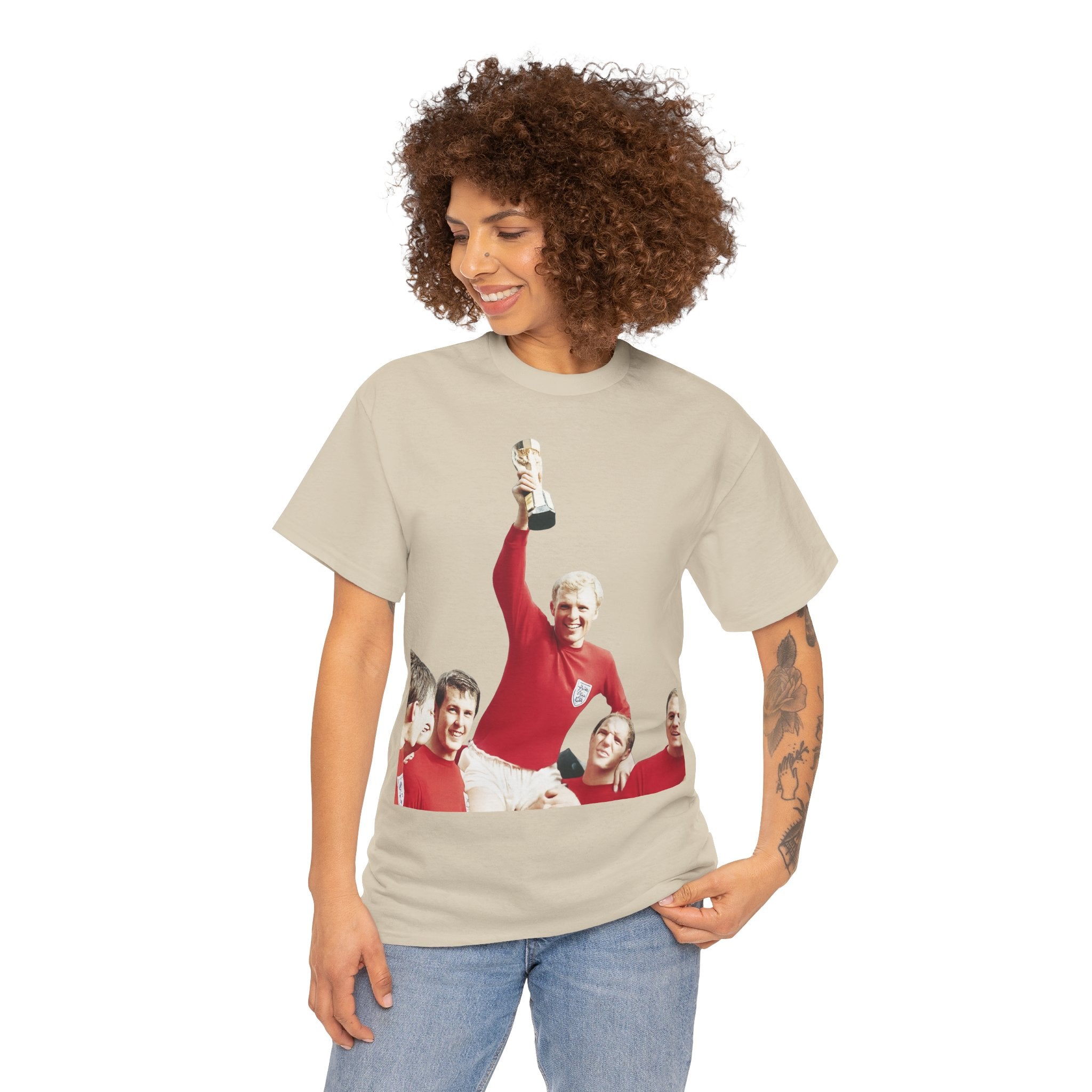 England 1966 World Cup Winners Tee — Retro Team Celebration T-Shirt