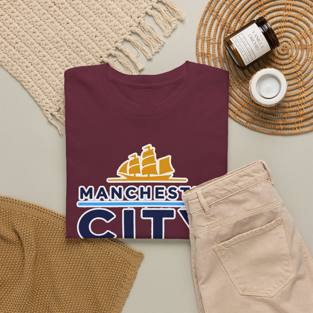 Manchester City 1894 Tee – Retro Football Crest T‑Shirt