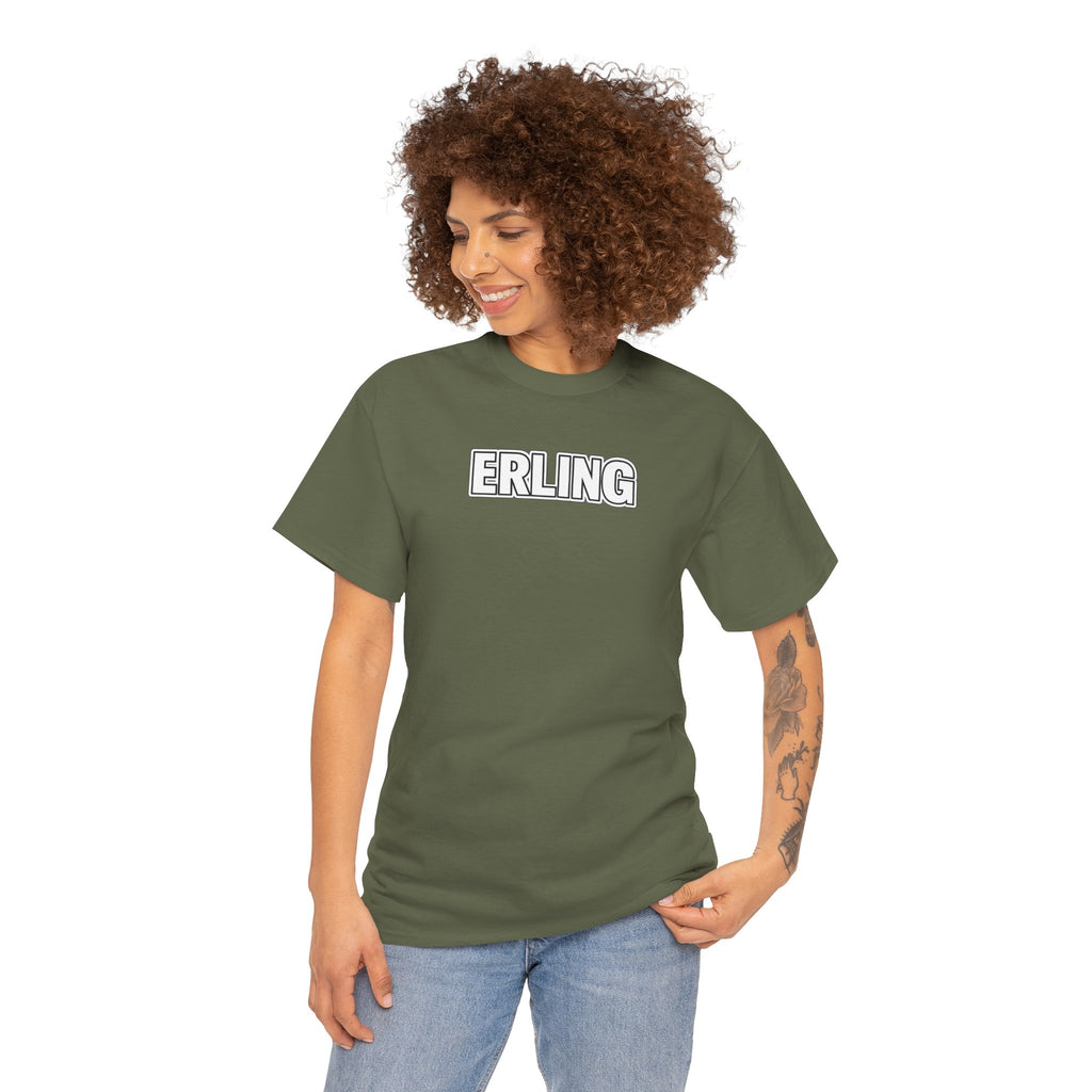 Erling Haaland Name Tee — Personalized Minimalist T-Shirt