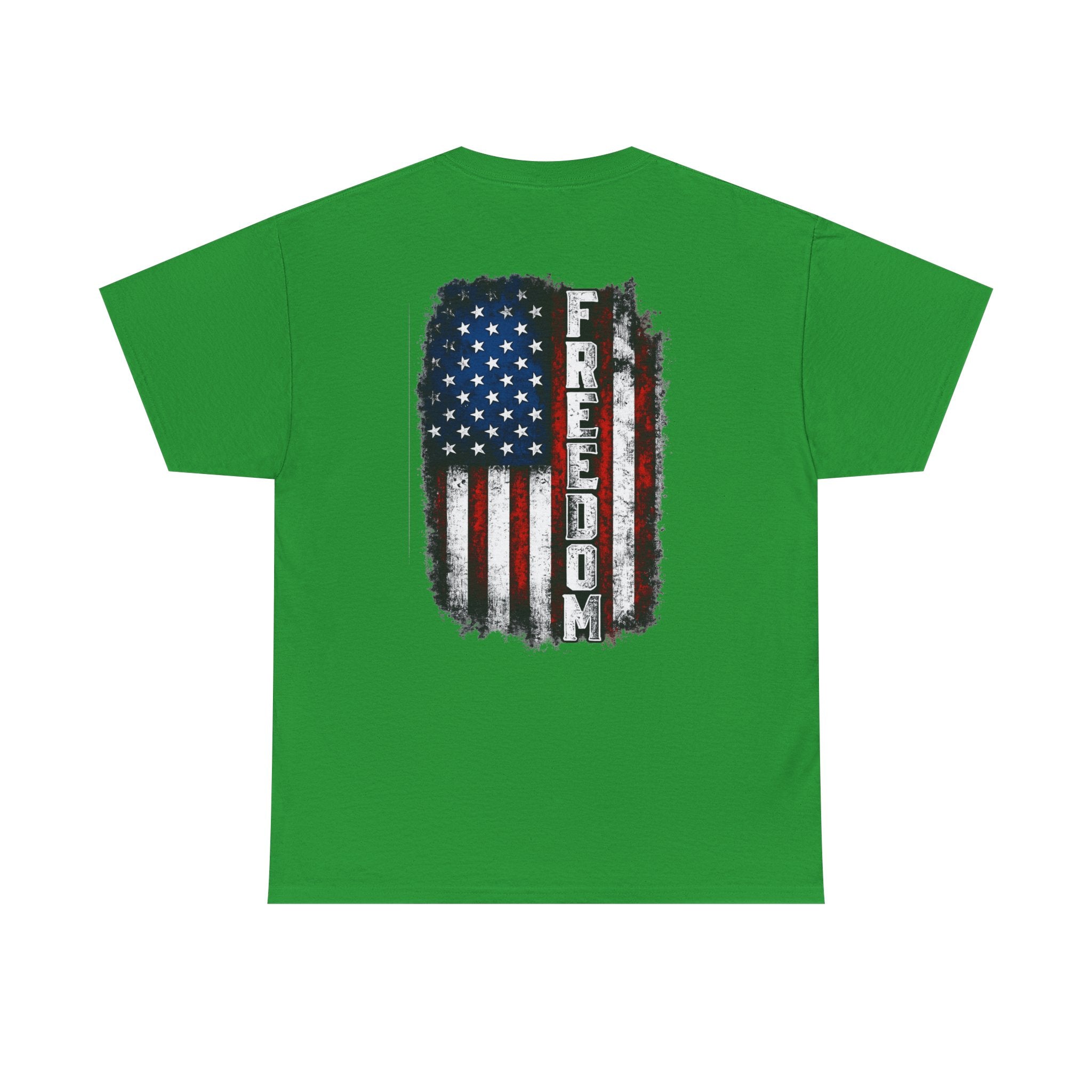 Freedom American Flag T-Shirt — Distressed USA Patriotic Tee