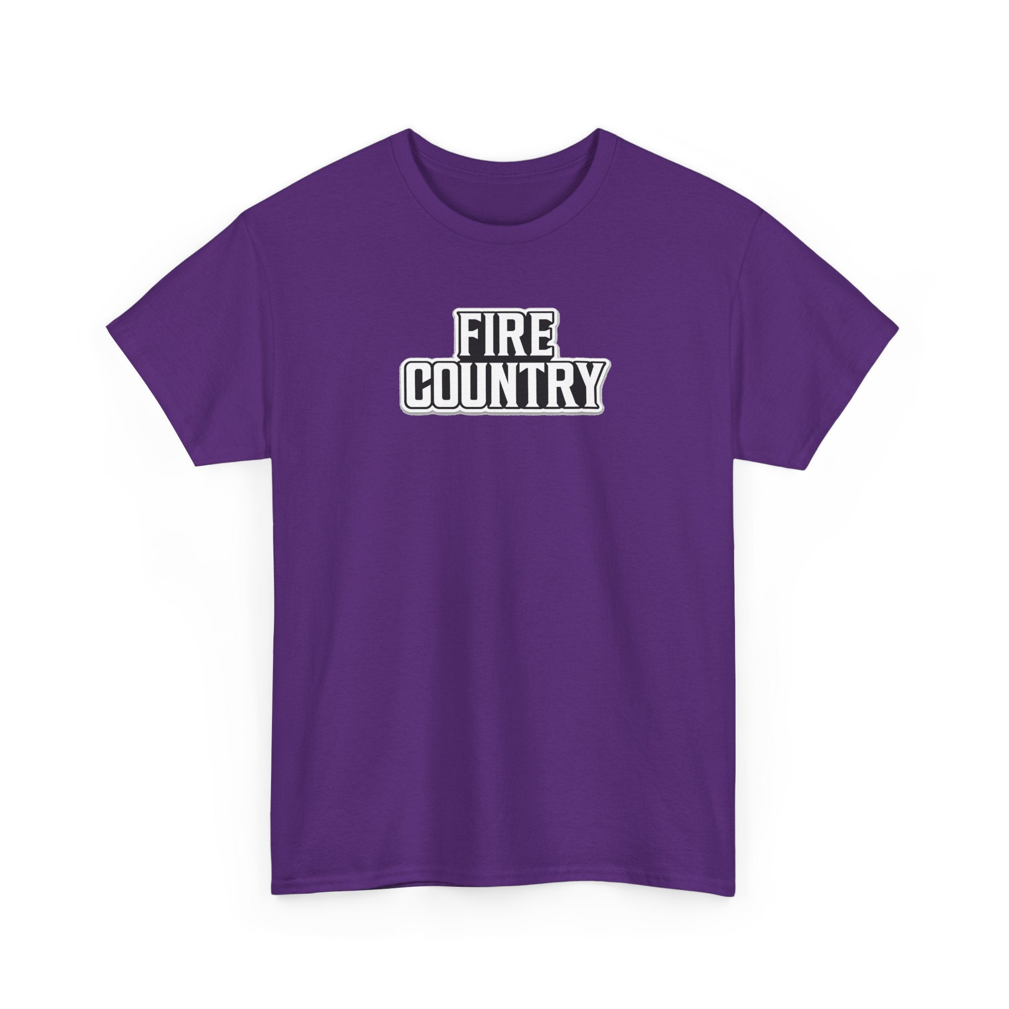 Fire Country Cotton T-Shirt — Bold Graphic Tee