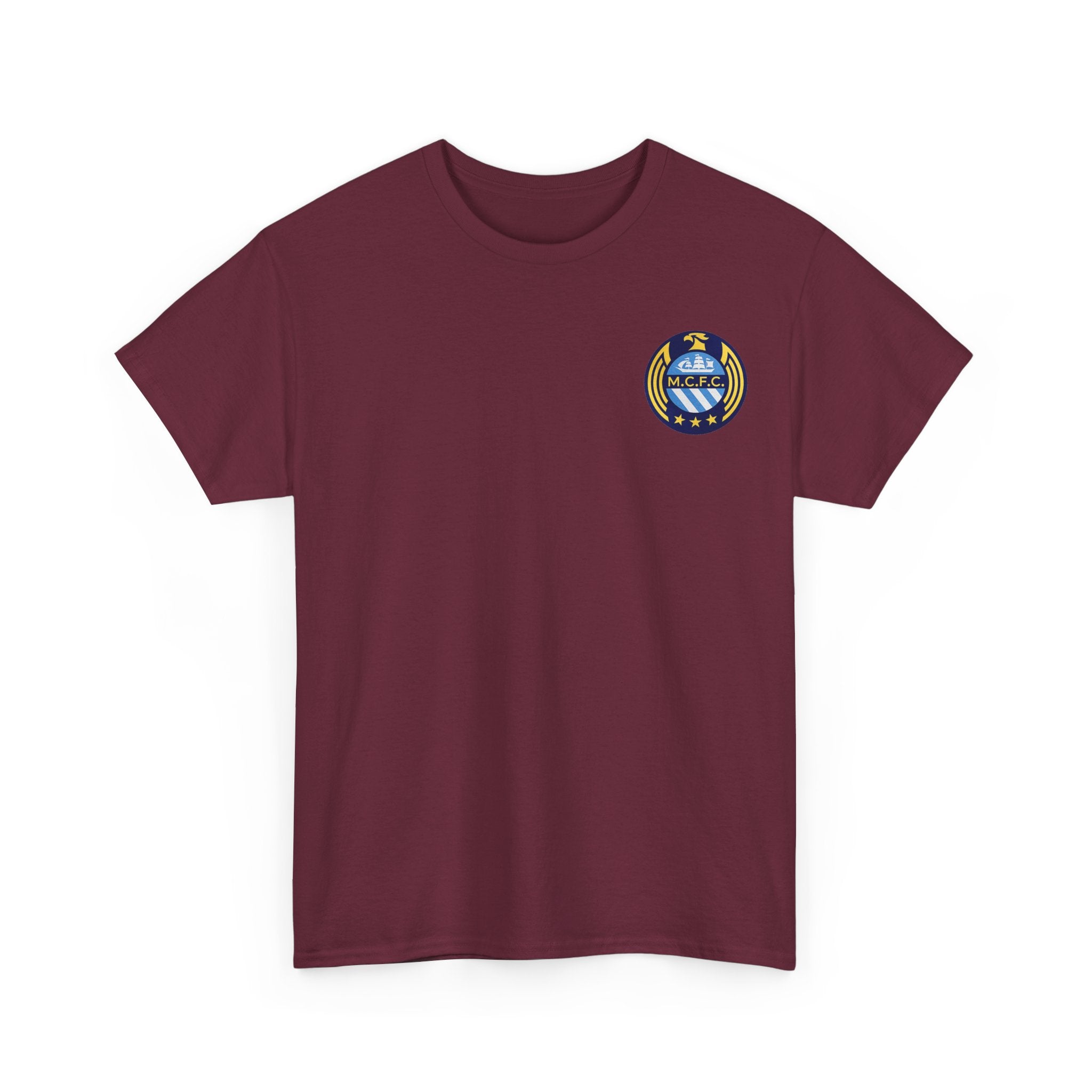 MCFC Unofficial Crest / Badge Tee — Nautical Compass Emblem Shirt