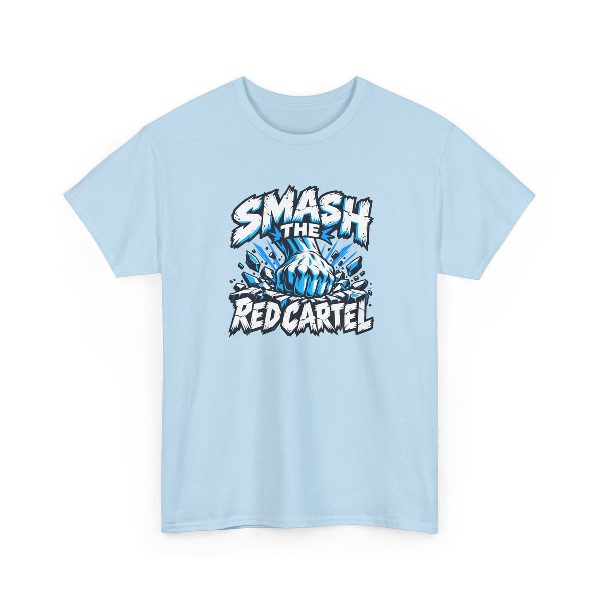 Smash the Red Cartel Unisex Heavy Cotton T-Shirt / Tee