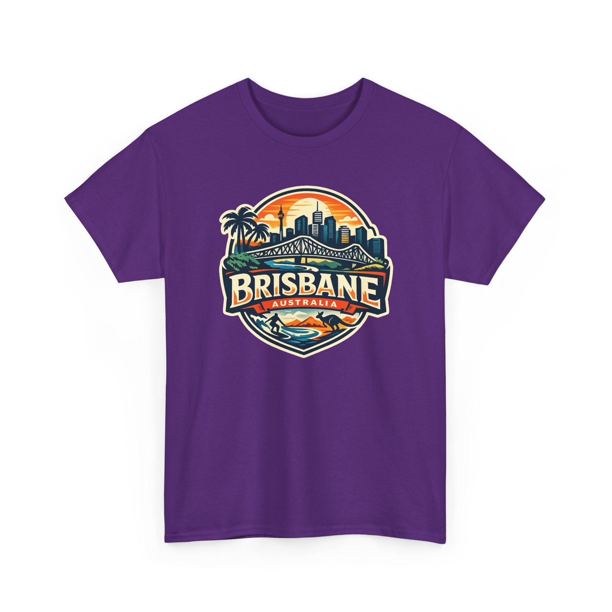 Brisbane Australia Vintage Sunset T-Shirt