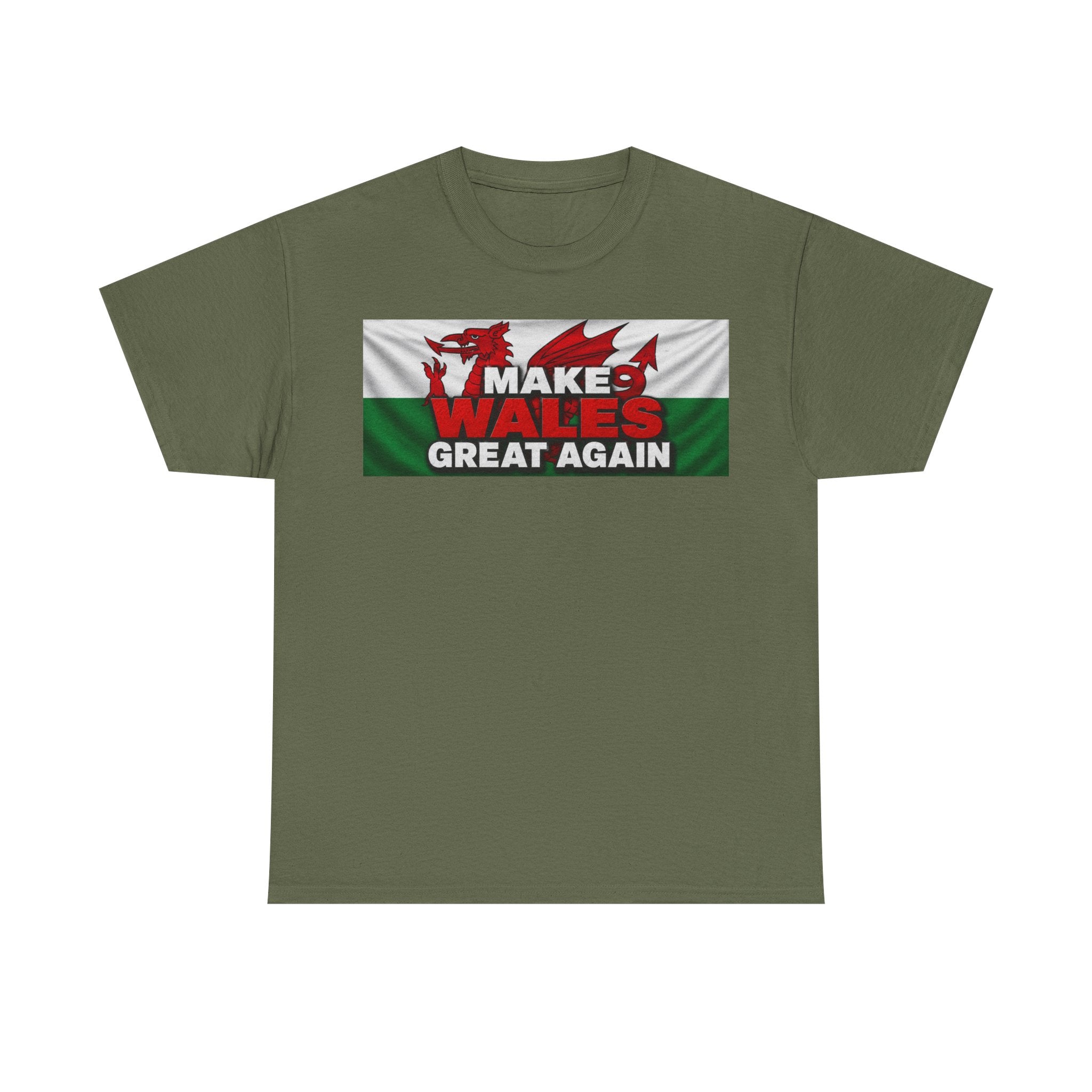 Wales Pride T-Shirt — 'Make Wales Great Again' Welsh Dragon Tee