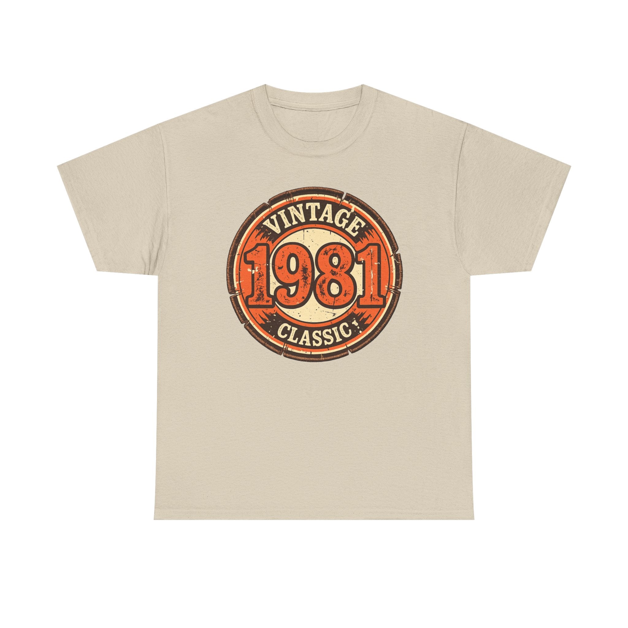 Vintage 1981 Classic T-Shirt — Retro Birthday Tee