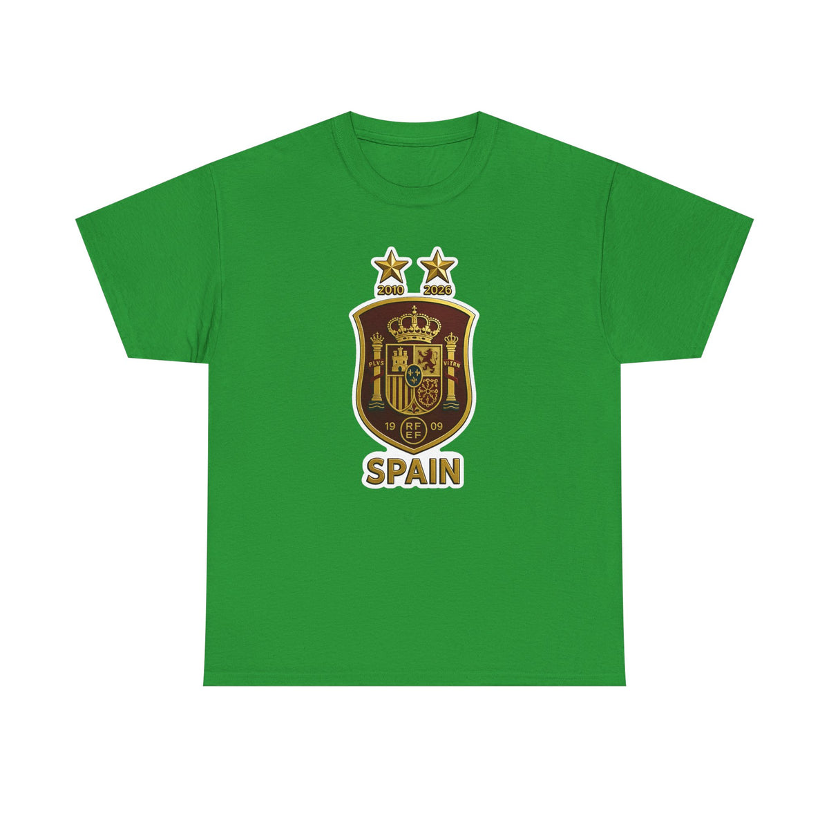 Spain Crest T-Shirt — Vintage Spanish Soccer Shield Tee