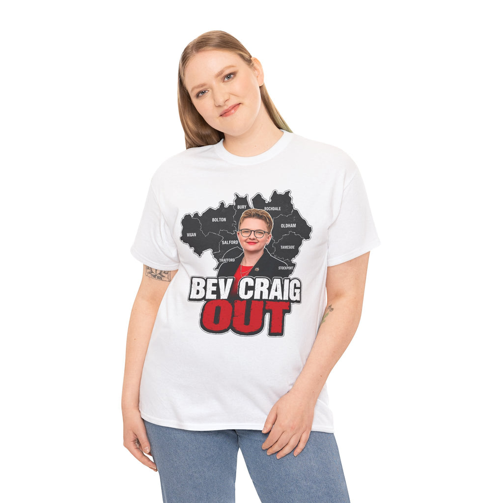 Bev Craig Out Greater Manchester Mayor Tee / T-Shirt