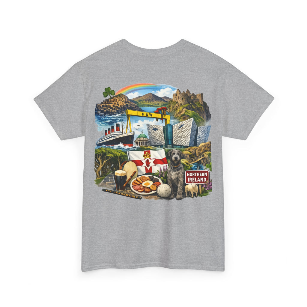 Northern Ireland Collage Tee — "Make Northern Ireland Great Again" Graphic T-Shirt