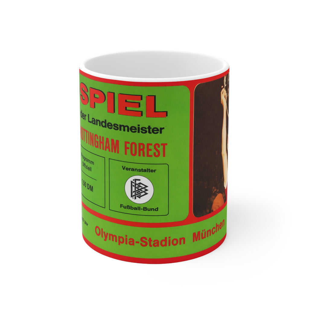 1979 European Cup Final Programme Cover Inspired Ceramic Coffee Mug (11oz & 15oz)