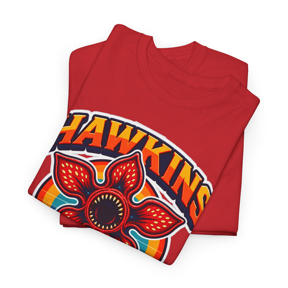Hawkins Indiana 1983 Demogorgon Floral Cotton T-Shirt