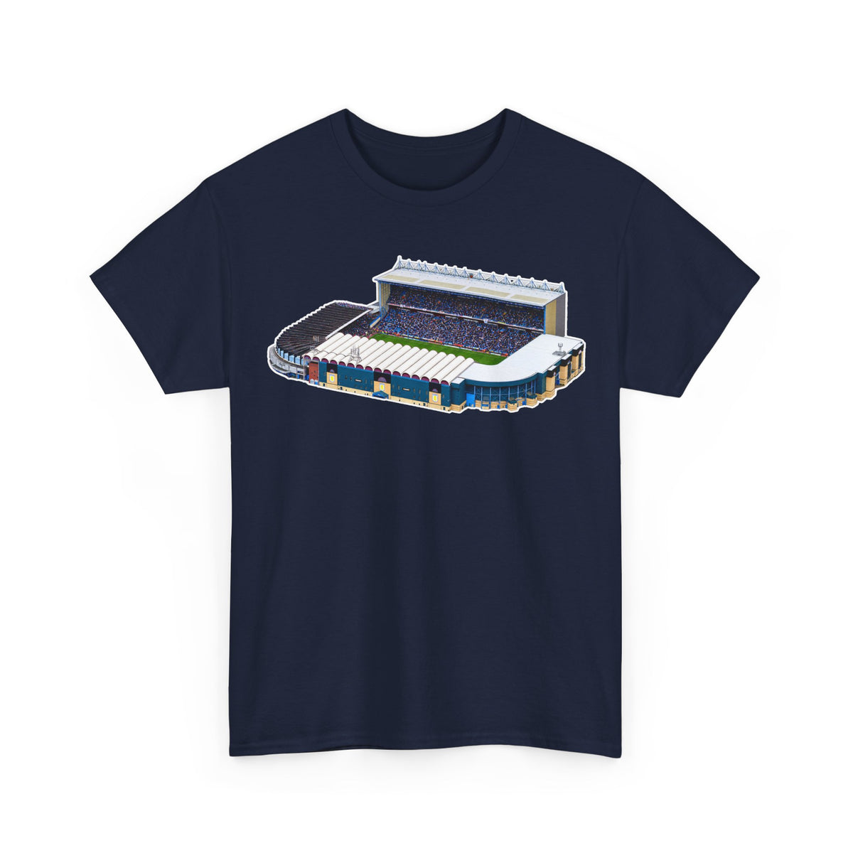 Manchester City Maine Road Stadium Illustration T‑Shirt — Vintage Football Arena Graphic Tee