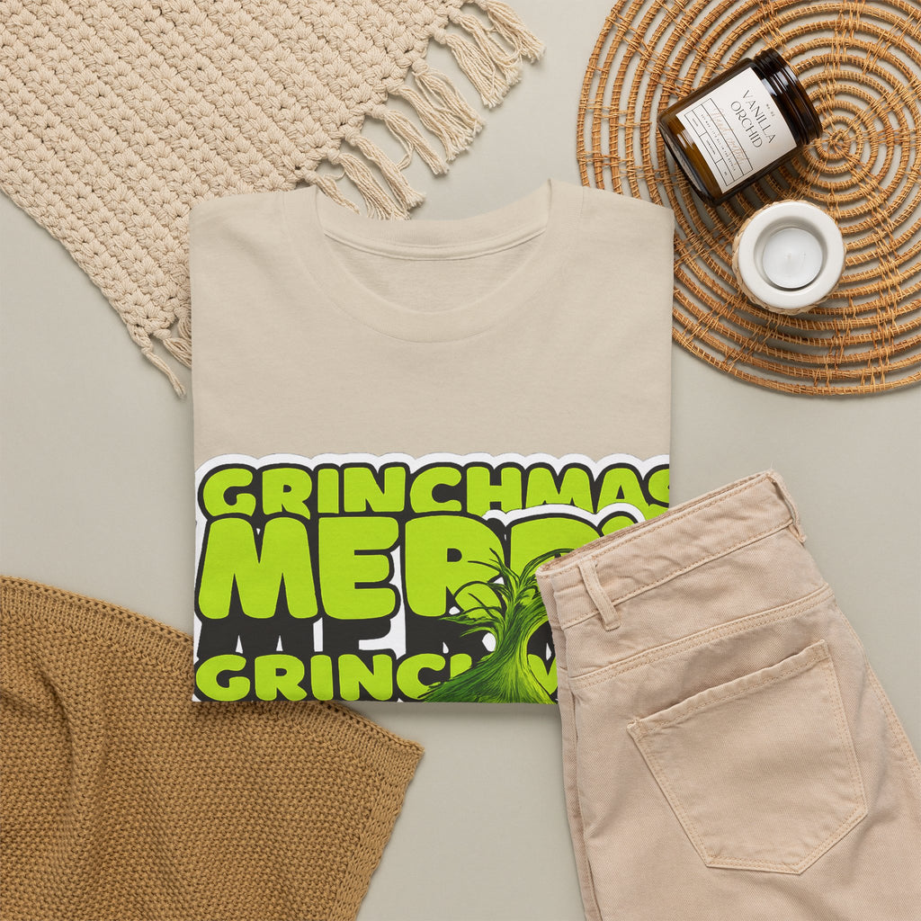 Grinchmas Merry Grinch Christmas Cotton T-Shirt / Tee
