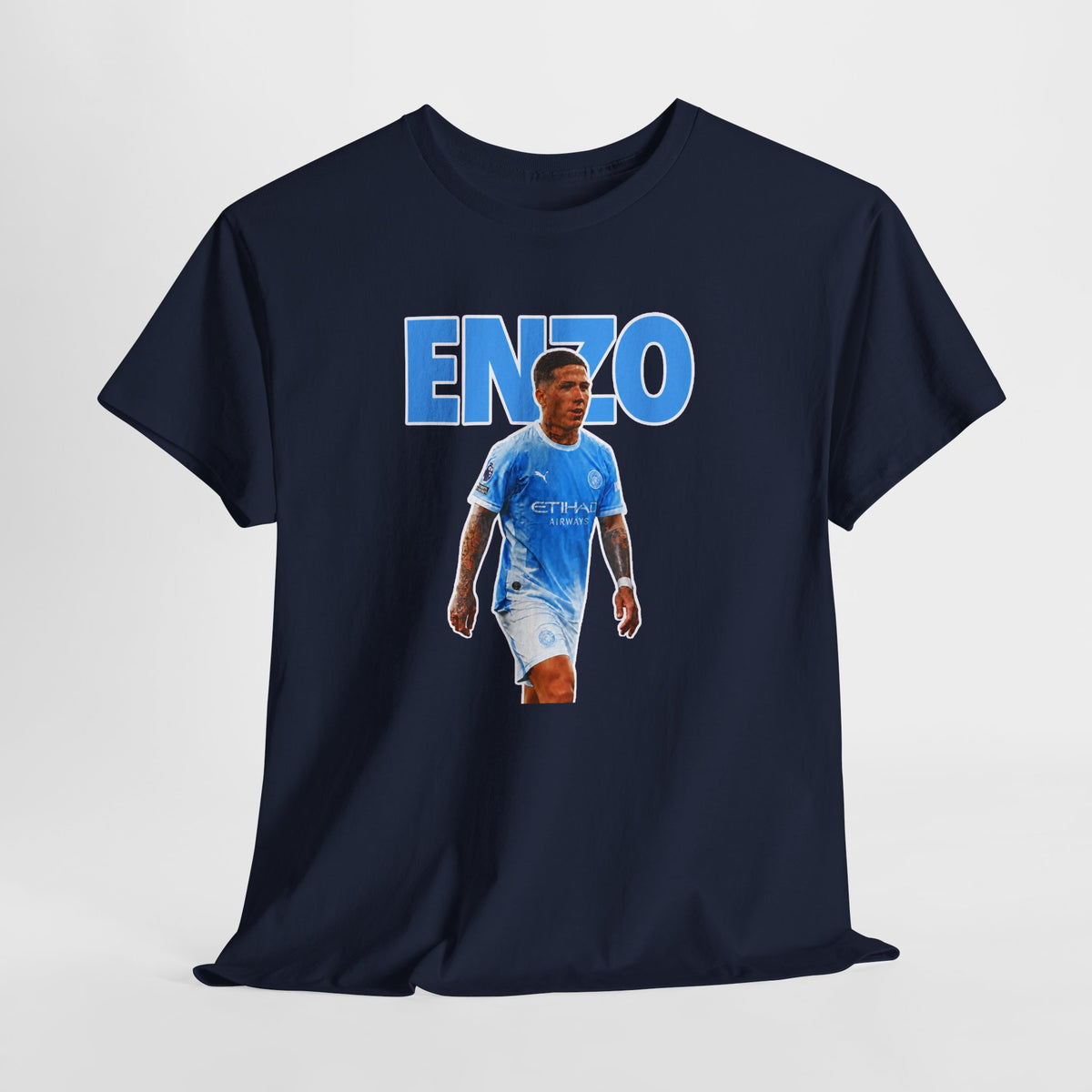 Enzo Fernandez Manchester City Inspired Cotton T-Shirt