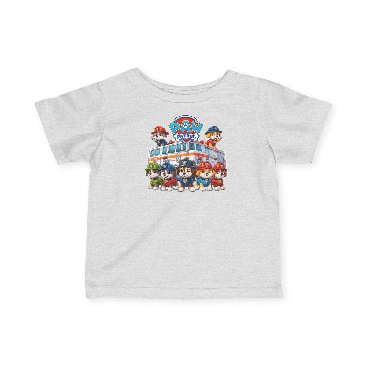 Paw Patrol Infant Tee – Cute Puppy Rescue Crew Baby Shirt