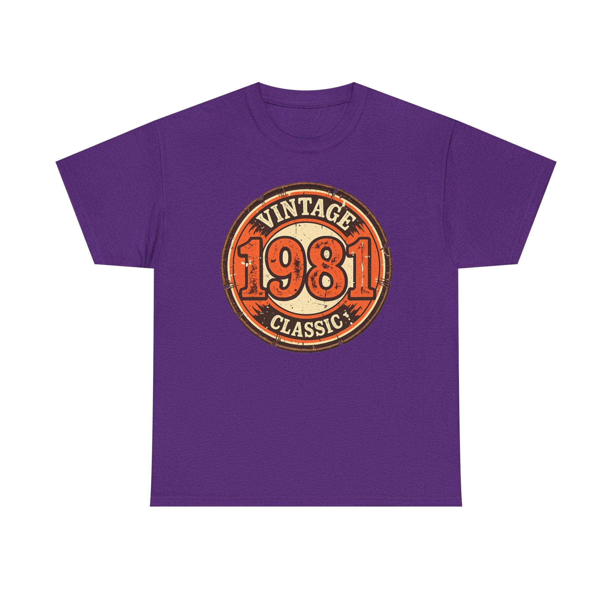 Vintage 1981 Classic T-Shirt — Retro Birthday Tee