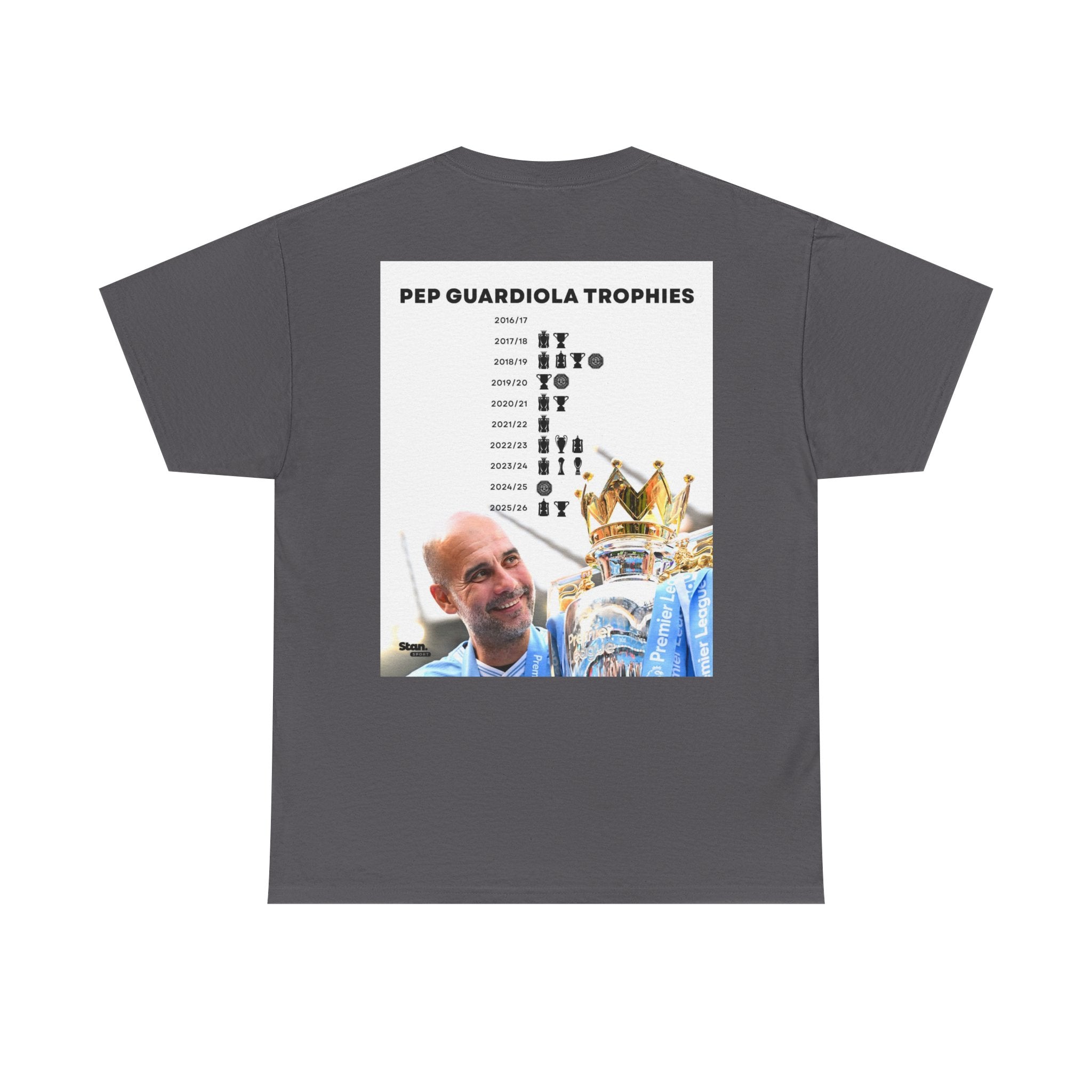 Pep Guardiola Trophies Graphic Tee