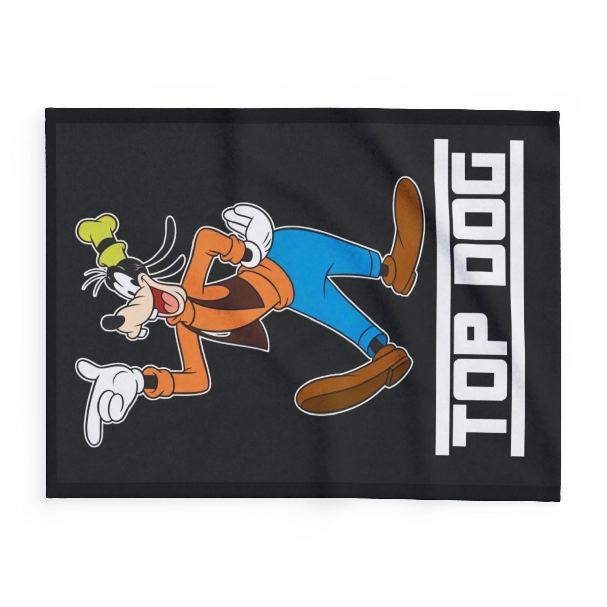 Top Dog Goofy Inspired Cartoon Cozy Throw Arctic Fleece Blanket