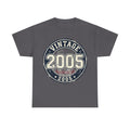 Vintage 2005 T-Shirt — Retro Birth Year Graphic Tee