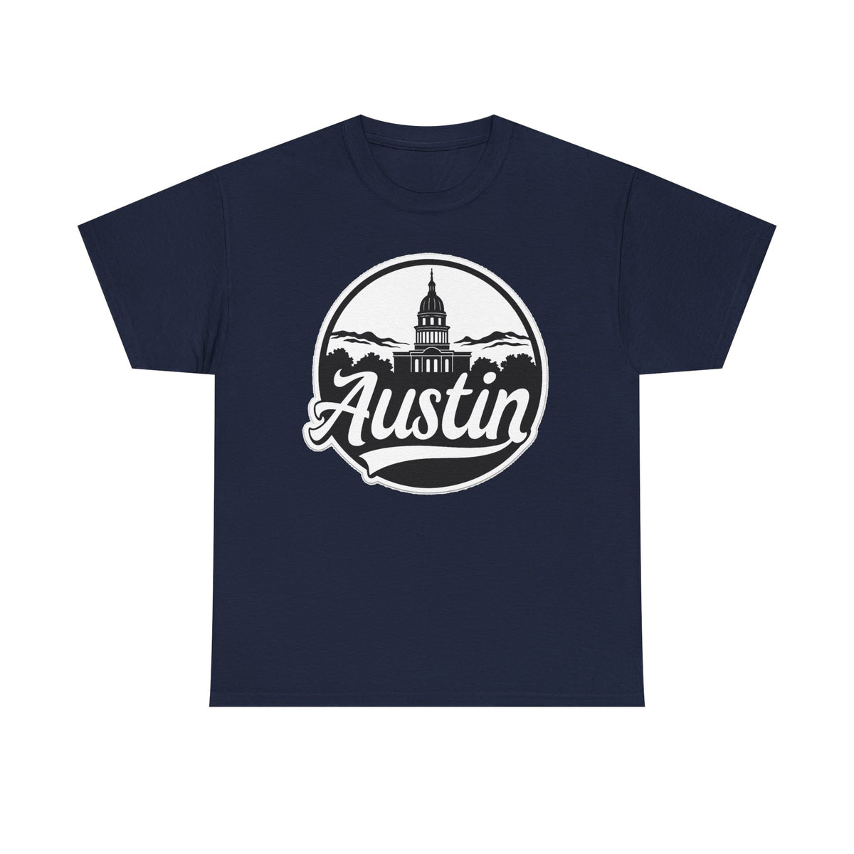 Austin Capitol Graphic Cotton T-Shirt / Tee