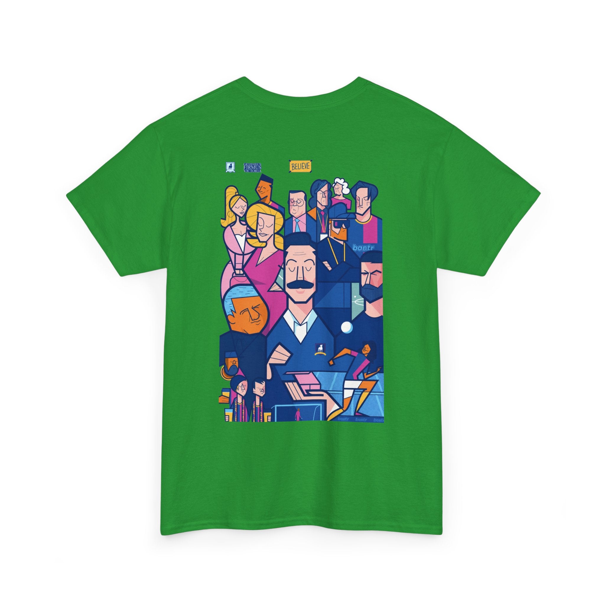 Ted Lasso Inspired Graphic Tee — Retro Team Illustration