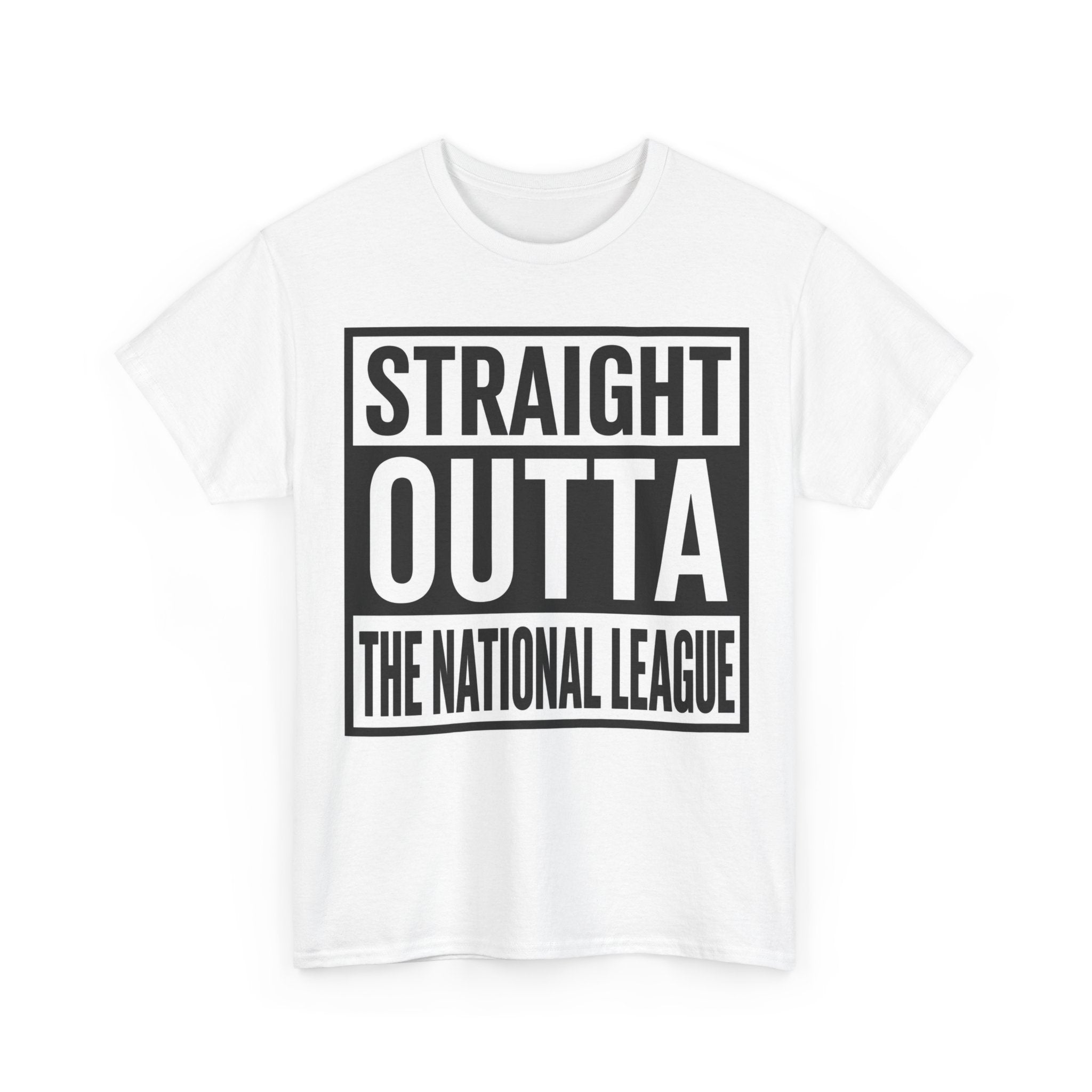 Straight Outta The National League T-Shirt – Football Fan Graphic Tee