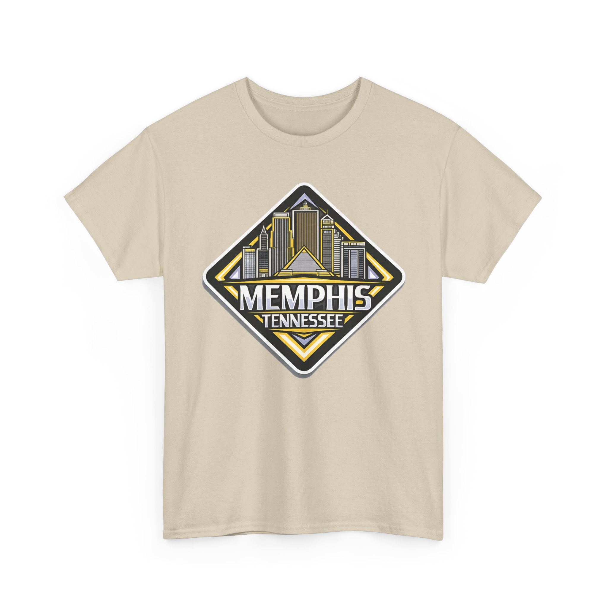 Memphis Tennessee Skyline T‑Shirt — Retro City Badge Tee