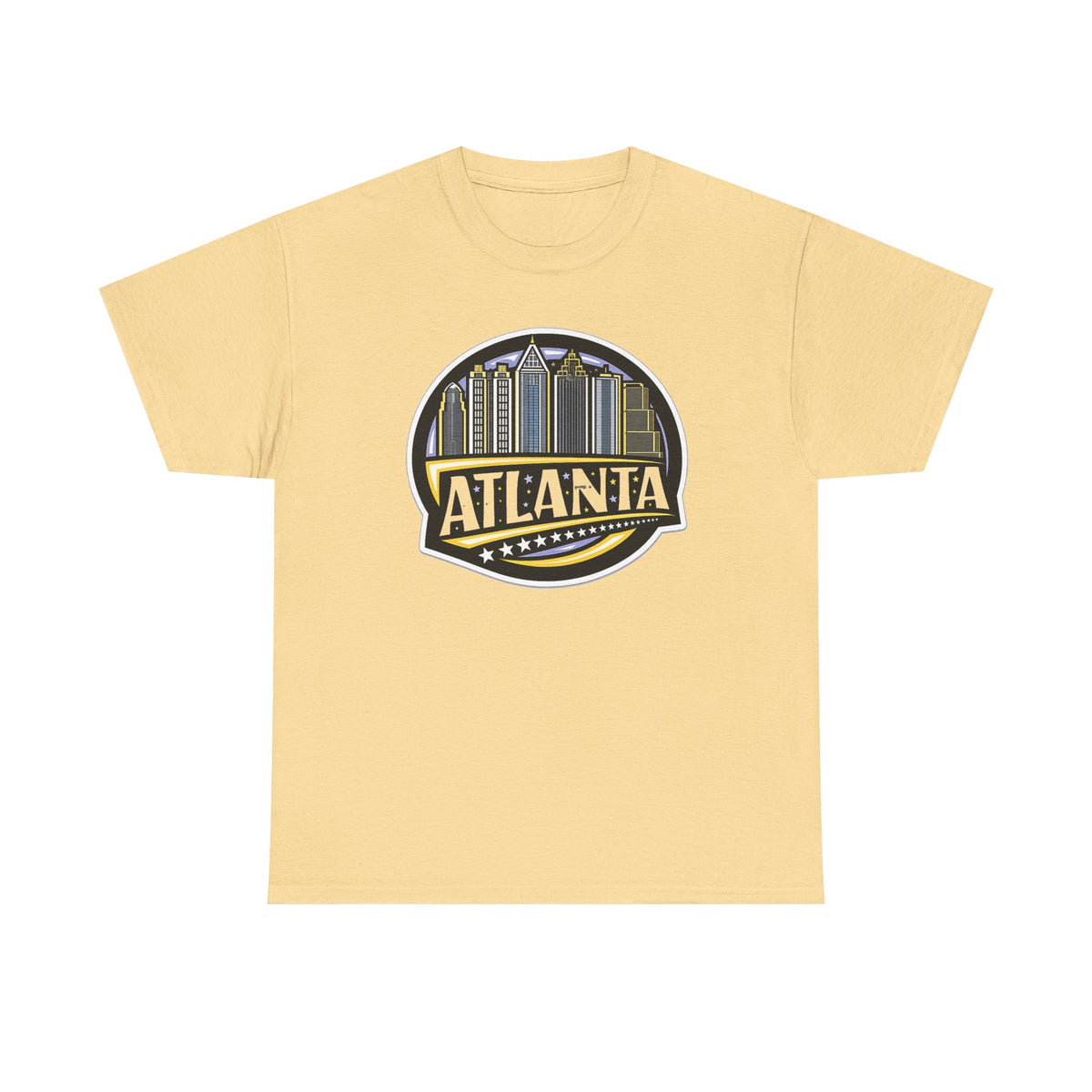 Atlanta Skyline Tee — Vintage City Badge Graphic T-Shirt
