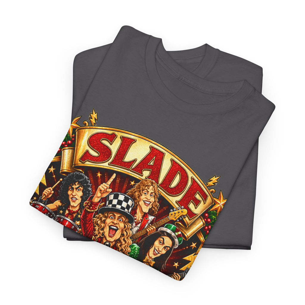 Slade it's Christmas Unisex Heavy Cotton Tee