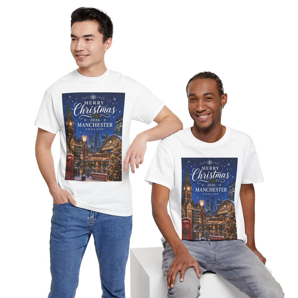 Manchester Christmas Tee — Merry Christmas 2026 Holiday T‑Shirt
