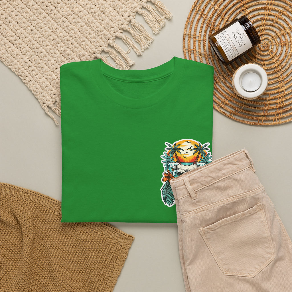 Tropical Skull Tee — Sunset Palm Beach Skull T-Shirt