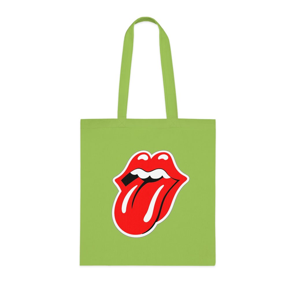 Rock Red Tongue Graphic Tote Bag