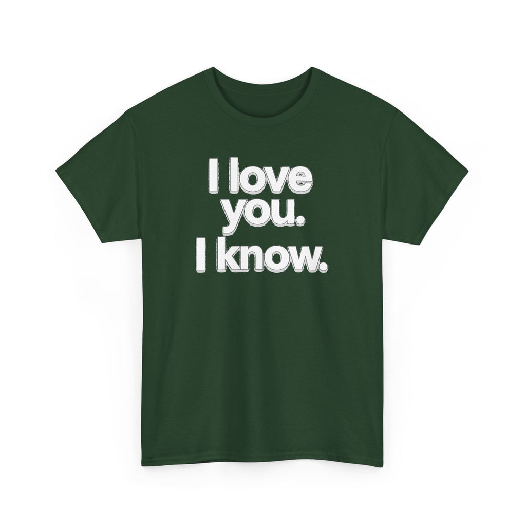 I Love You I Know Saying T‑Shirt from Star Wars
